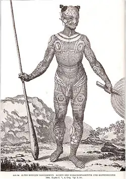 Guerrier marquisien, 1925.