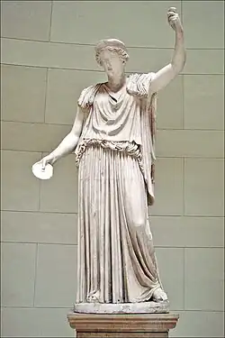 Statue d'Hera sous la rotonde de l'Altes Museum