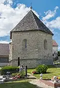 Église gothique et cimetière du quartier Friedhofsteig, 2015