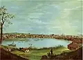 Providence from Across the Cove (1818), Rhode Island Historical Society&nbsp;(en).