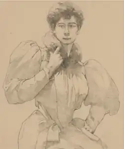 1894 Autoportrait (Biblioteca Nacional de España).