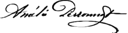 signature d'Amélie Perronnet