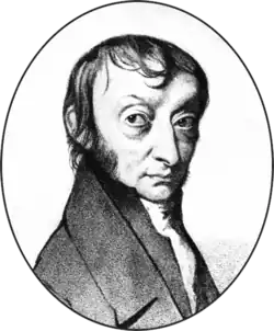 Portrait d'Amedeo Avogadro, qui a inspiré la constante Avogadro.