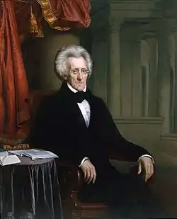 Portrait d'Andrew Jackson, 1840, La Nouvelle-Orléans, The Historic New Orleans Collection&nbsp;(en).