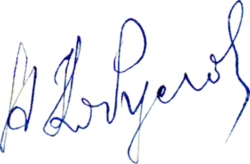 signature d'Amaïak Koboulov