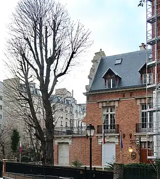 Vue de la mission diplomatique