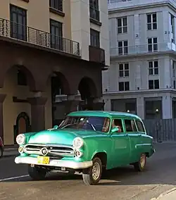 Break de 1952 à Cuba.