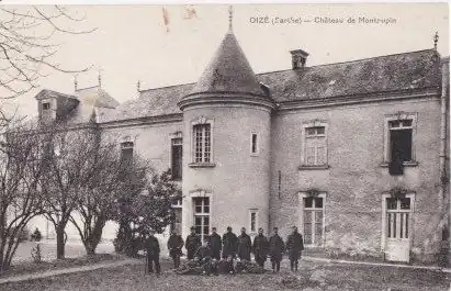 Soldats américains vivant au château en 1917