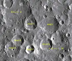 Les différents cratère Amici