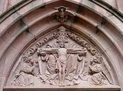 Tympan du portail« Trône de Gloire ».