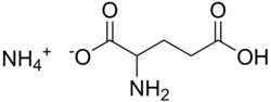 Image illustrative de l’article Glutamate d'ammonium