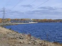 Barrage Rapide-7 et tête du réservoir Decelles