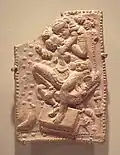 Couple d'amoureux royaux. Ouest Bengal. Période Sunga. Terre cuite, Ier&nbsp;siècle av. n. è. Metropolitan Museum of Art