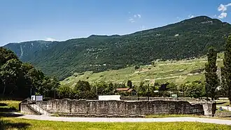 Les restes de l'amphithéâtre