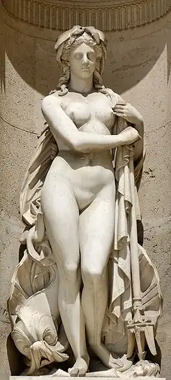 Amphitrite avec un tridentFrançois Théodore Devaulx (1866)