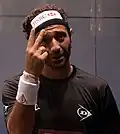 L'ancien champion du monde Amr Shabana en 2010.