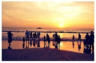 Une soirée à la plage de Calicut