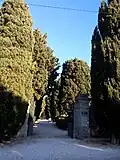 Entrée cimetière de Giens.
