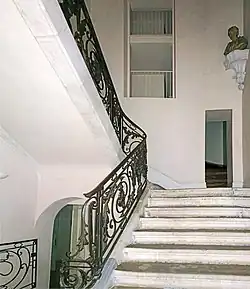 Hôtel Arquata, rampe de l'escalier attribuée à Joseph Bosc.