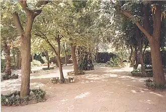 Ancien jardin de l'église.