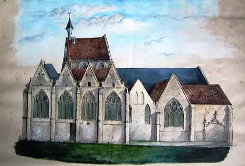 Ancienne église côté nord.