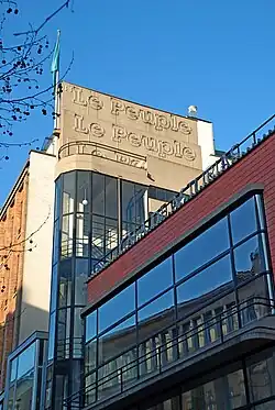 Enseignes du journal.