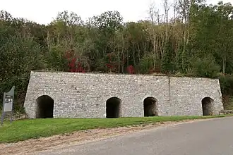 Anciens fours à chaux du Ponciat à Haltinne.