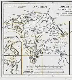 Ancien delta du Nil.