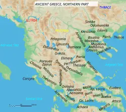 Carte de Grèce