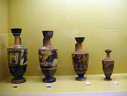 Vases Athéniens, musée de l'Agora.