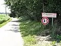 Entrée d'Écombarville.