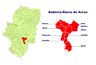 Localisation de Andorra-Sierra de Arcos