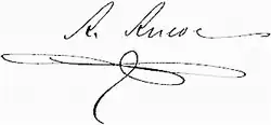 signature d'André Aucoc