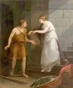 Angelica Kauffmann, Ariane donne une pelote de fil à Thésée, XVIIIe&nbsp;siècle