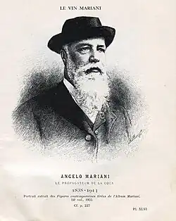 « Angelo Mariani le propagateur de la coca », quatorzième volume des Figures contemporaines tirées de l'Album Mariani