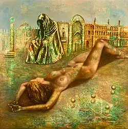 To be or not to be (1982), 100&nbsp;×&nbsp;100&nbsp;cm, localisation inconnue.