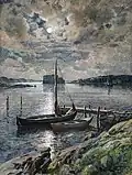 Port au clair de lune