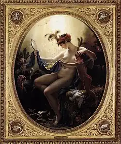 Girodet, Mademoiselle Lange en Danaé (1799).