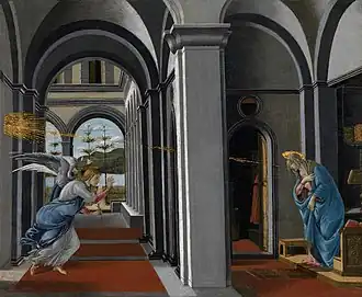 Annonciation, de Botticelli