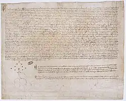 Acte par lequel le duc Louis Ier de Bourbon anoblit et octroie des armoiries à deux chevaliers, 22 février 1334