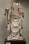 Statue de sainte Barbe, chapelle du Temple (2e moitié du XVIe&nbsp;siècle, musée des Augustins).