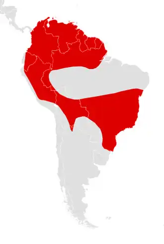 Description de l'image Anoura caudifer map.png.