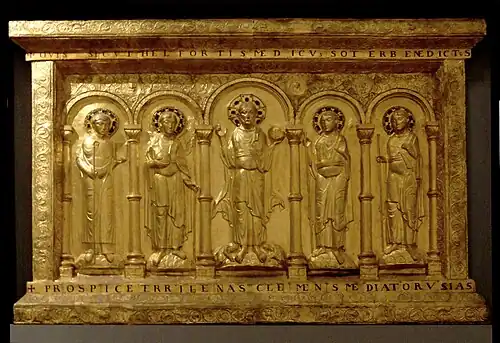 L'Antependium (devant d'autel), aujourd'hui au musée de Cluny.
