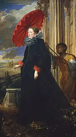 Èlena Grimaldi, marquise Cattaneo, 1623par Antoine van DyckNational gallery of art