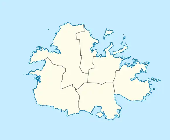 (Voir situation sur carte : Antigua)