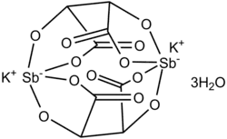 Image illustrative de l’article Tartrate d'antimoine et de potassium