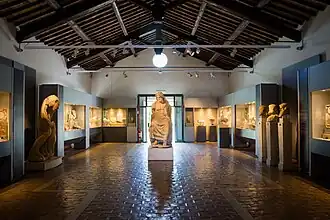 Salle principale de l'antiquarium.