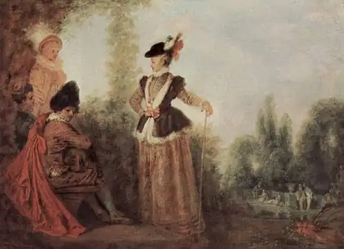 Antoine Watteau, L'Aventurière (1712).