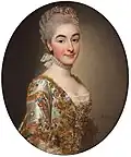 Antoinette Agathe Montaudoüin de Launay par Alexandre Roslin (1766).