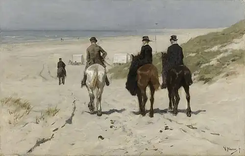 Chevauchée matinale à la plage de Scheveningue (1876), Amsterdam, Rijksmuseum.